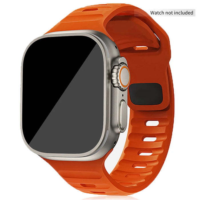 Silicone Sports Band for Apple Watch - Orange