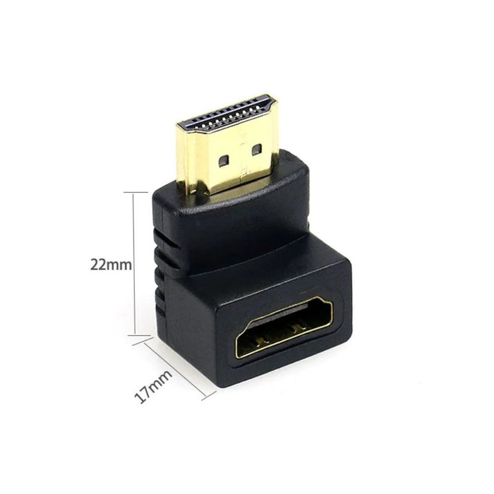 HDMI Port Saver (Male to Female) - 90 Degree Adapter