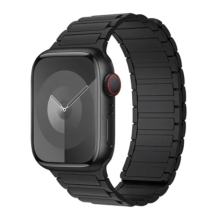 Silicone Magnetic Loop Band - For Apple Watch - Black