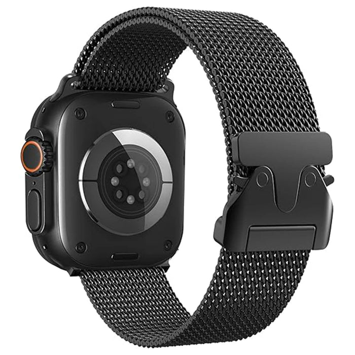 Milanese Loop Band For Apple Watch - Black