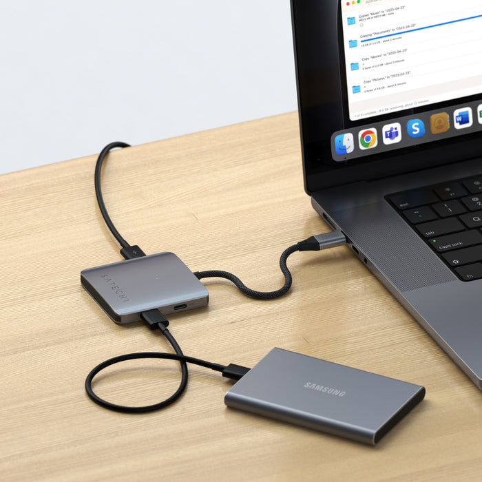 Satechi 4-Port USB-C Hub with Power Delivery