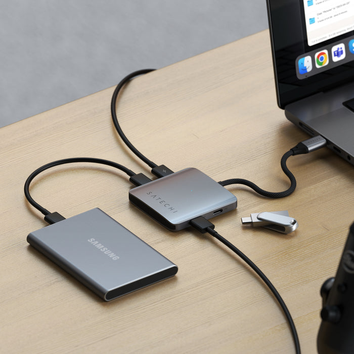 Satechi 4-Port USB-C Hub with Power Delivery