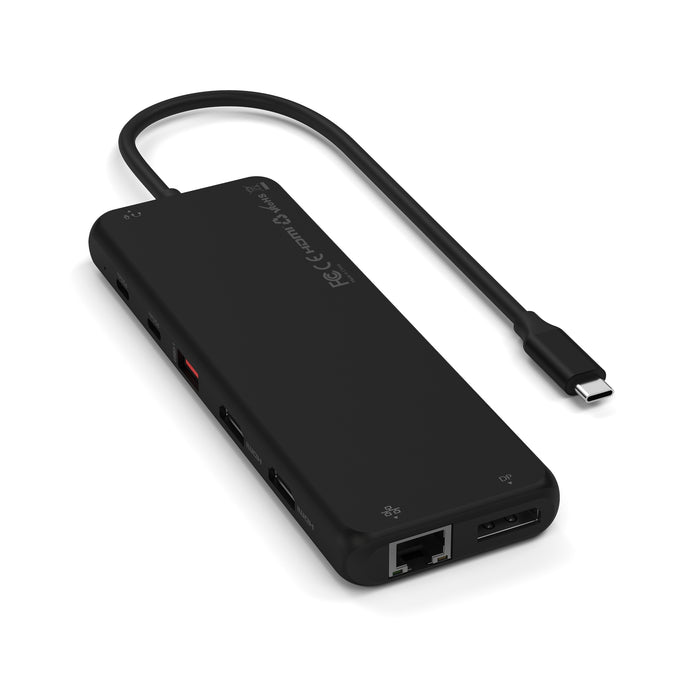 Satechi 13-in-1 USB-C Triple Display Multiport Adapter (Black)