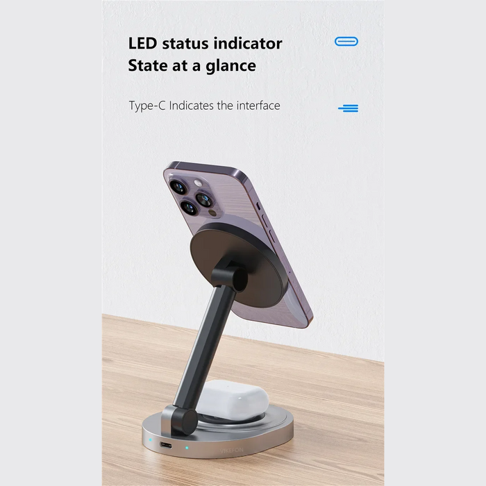 2-in-1 Wireless Charger Stand