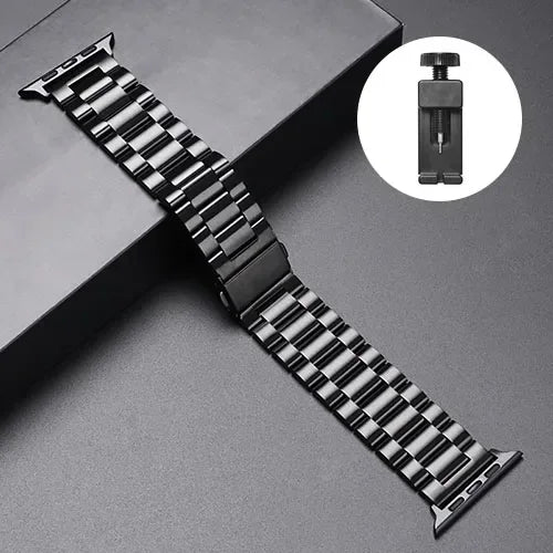 Stainless Steel Band for Apple Watch - Black