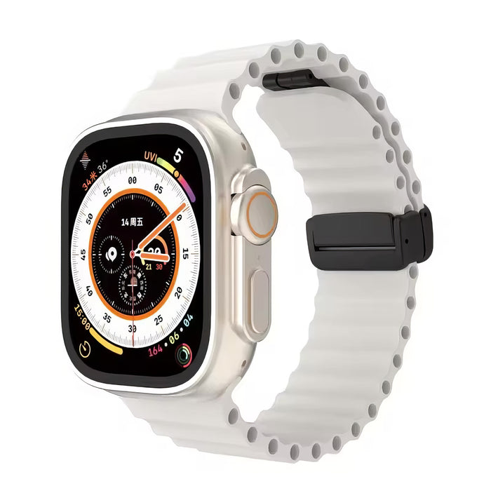 Magnetic Buckle Band for Apple Watch - White