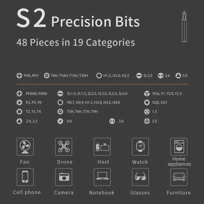 62 in 1 Precise Electric Screwdriver