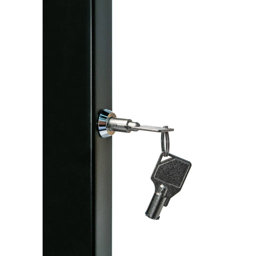 CTA Digital Locking Tablet Wall Mount for Select iPads, Galaxy Tablets, and More - Black