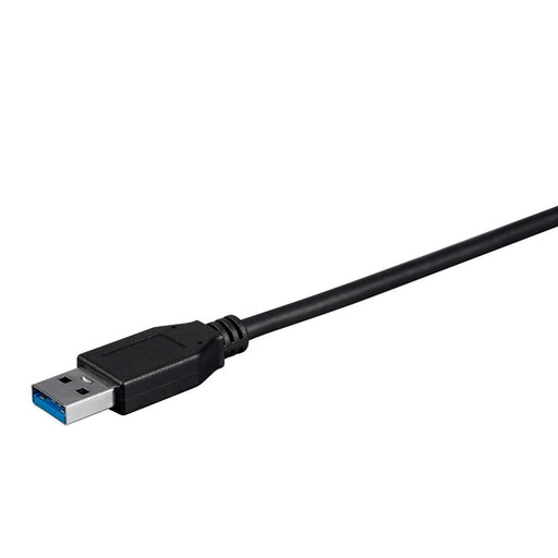 Monoprice Essentials USB Type C to USB-A 3.1 Gen 2 Cable, 10Gbps, 3A, 30AWG, 1m - Black