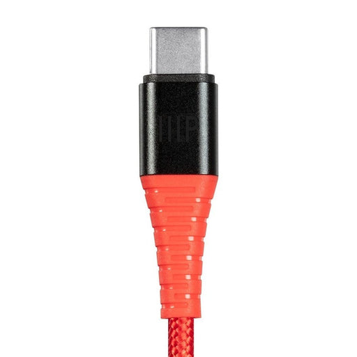 Monoprice AtlasFlex Series Durable USB 2.0 C to Type A Charge & Sync Kevlar-Reinforced Nylon-Braid Cable, 0.9 m - Red