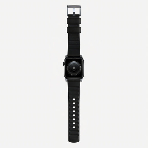 Nomad Active Strap Pro Apple Watch 44-42mm Black - Silver Hardware