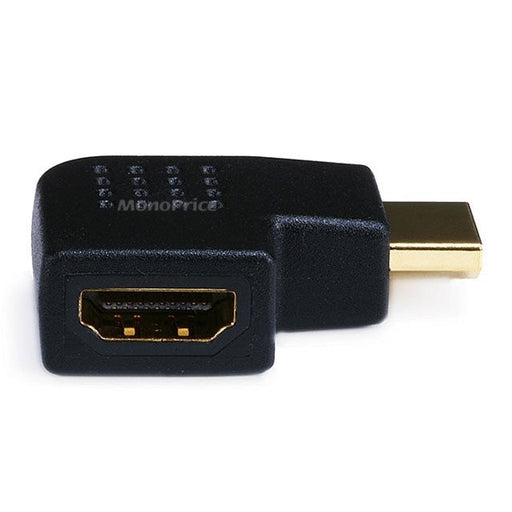 HDMI Angle Port Saver Adapter Male to Female 270 Degree - Vertical Flat Right