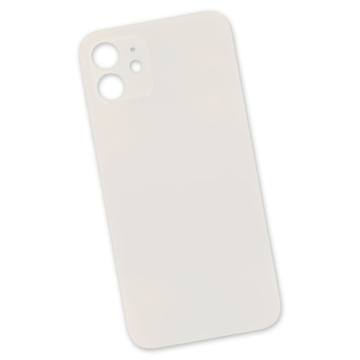 iPhone 12 mini Aftermarket Blank Rear Glass Panel, New - White