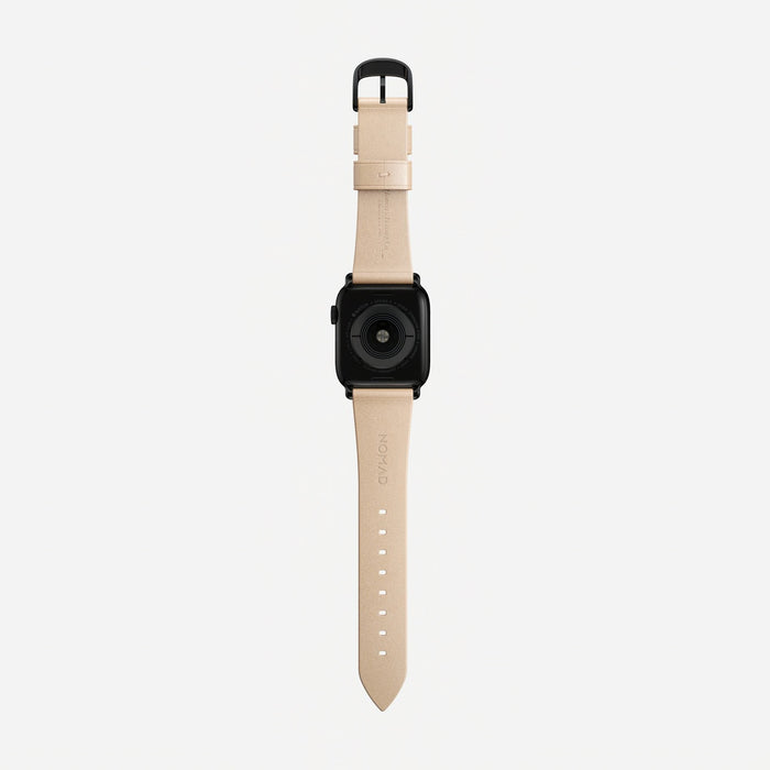 Nomad Modern Strap Slim Apple Watch 38-40mm Natural - Black Hardware