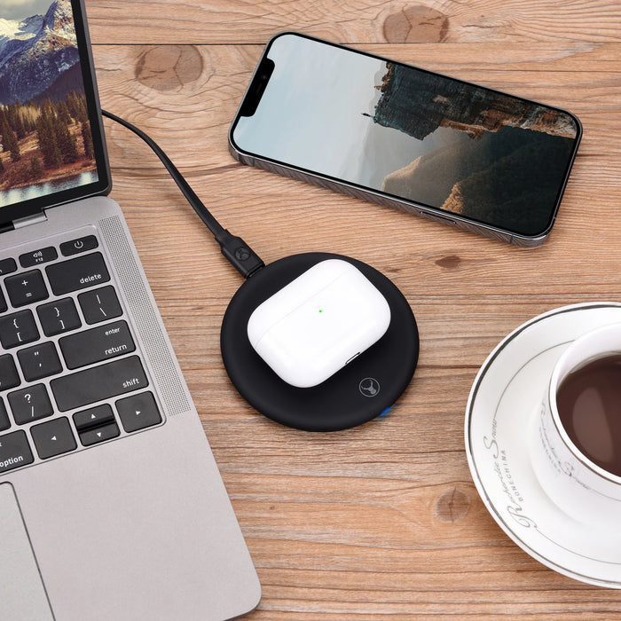 Bonelk USB-C Wireless Fast Charge Qi Pad - Black