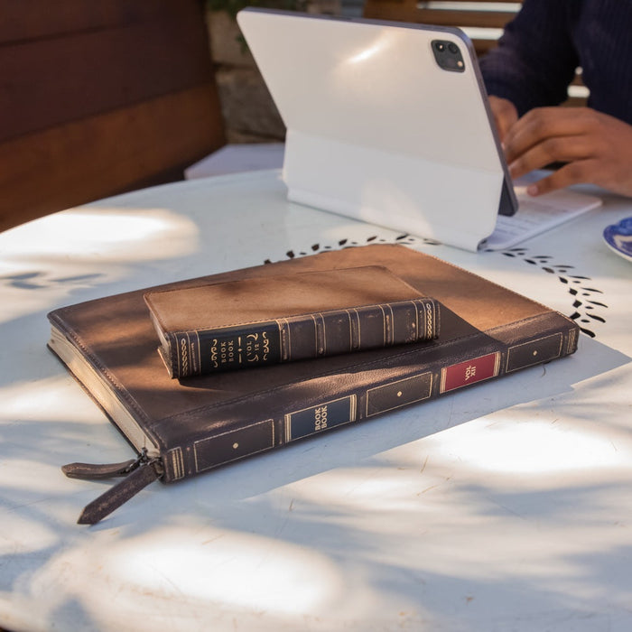 Twelve South BookBook Cover for 12.9" iPad Pro + Keyboard Cream Lining