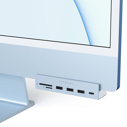 Satechi USB-C Clamp Hub for 24" iMac - Blue