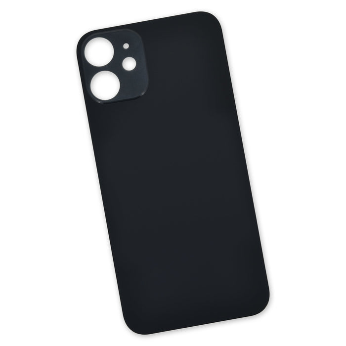 iPhone 12 mini Aftermarket Blank Rear Glass Panel, New - Black