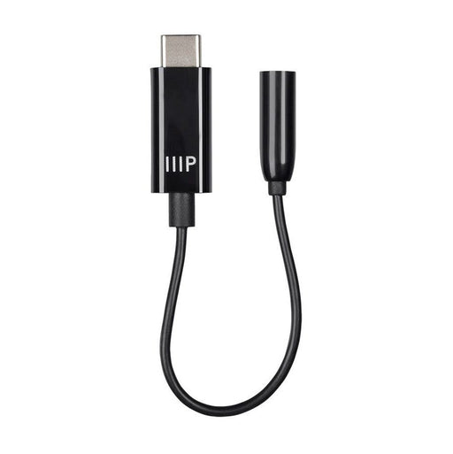 Monoprice USB-C to 3.5mm Auxiliary Audio Adapter - Black