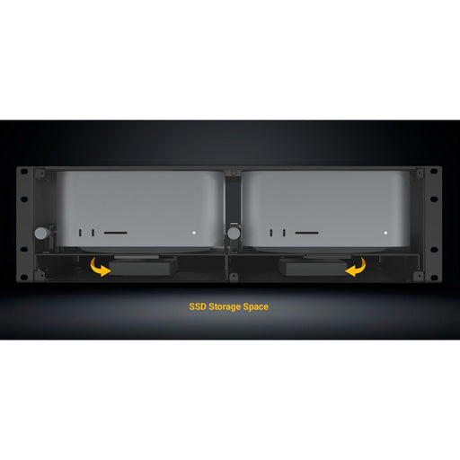 Sonnet RackMac Studio Pro 3U Rackmount Enclosure for Two Mac Studios