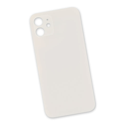 iPhone 12 Aftermarket Blank Rear Glass Panel, New - White